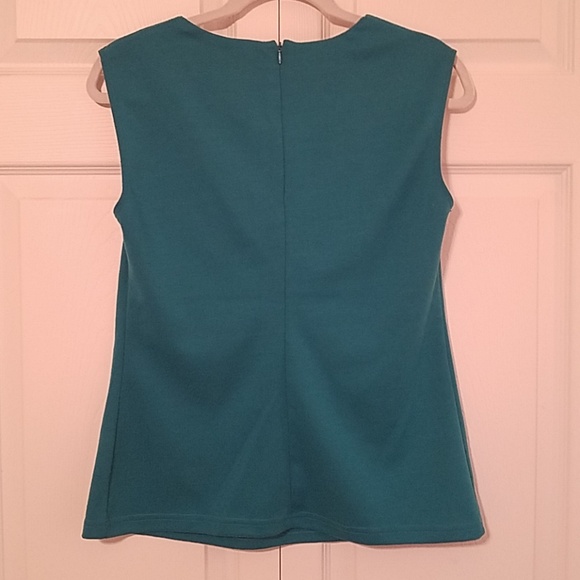4 for $25! WD.NY Teal Top with back zipper - Picture 3 of 6
